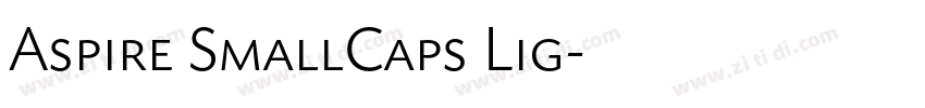 Aspire SmallCaps Lig字体转换 Aspire SmallCaps Lig字体转换